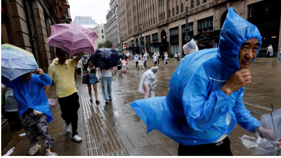 China Issues Red Alert as Typhoon Dolphin Hits Eastern Coast
