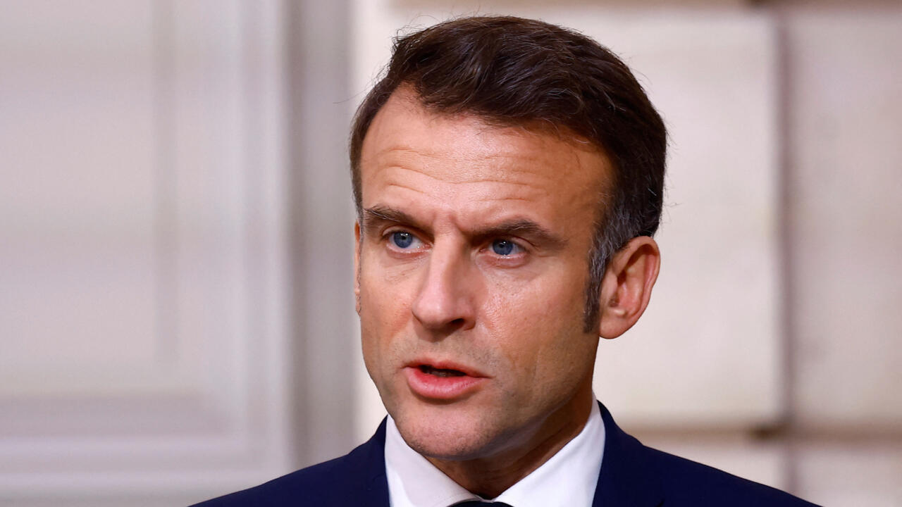 French President urges unconditional Gaza ceasefire