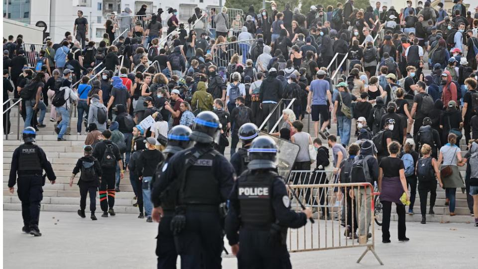 200 people arrested in France as protesters clash with police