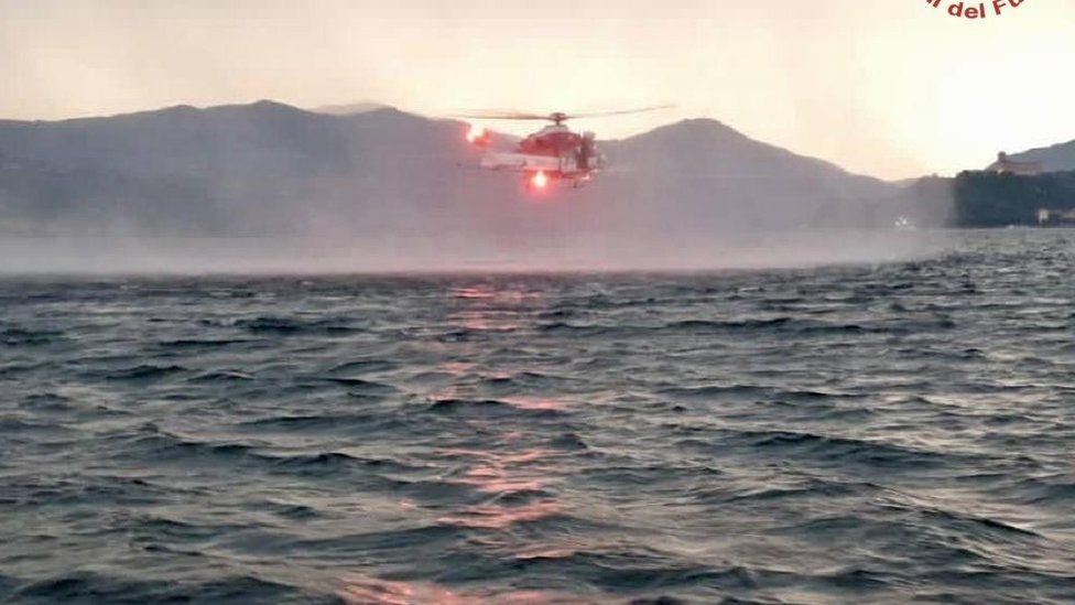 Tourist boat overturns on Italian lake, at least 2 dead