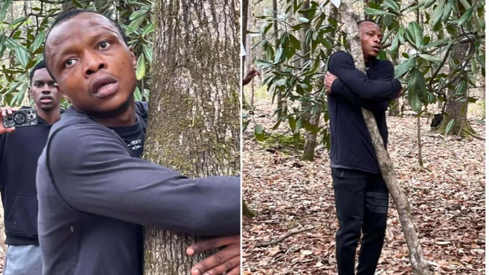 Ghana man creates World Record for hugging over 1,100 trees in an hour. 