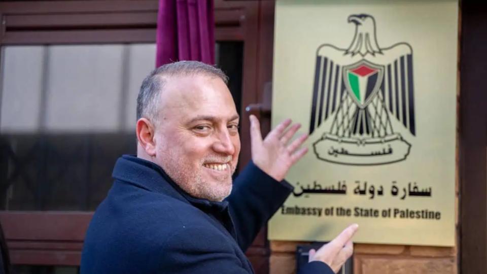 Britain opens Palestinian embassy in a historic moment