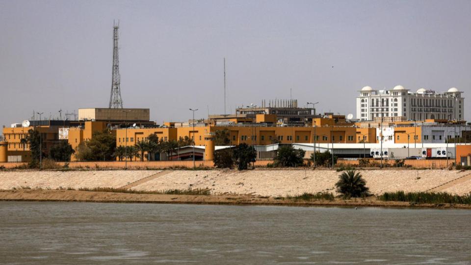 Missile hits helipad inside United States Embassy compound in Iraq