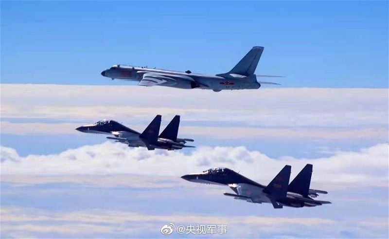 17 Chinese military aircraft, 5 ships cross Taiwan Strait median line