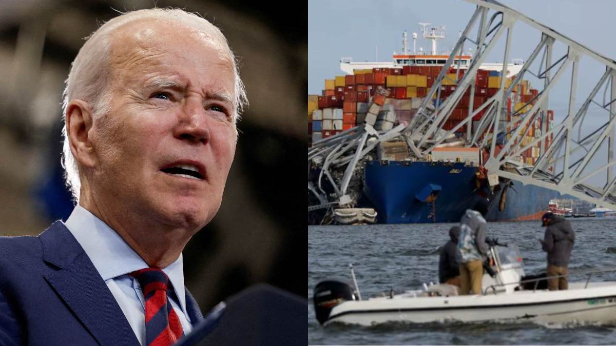 President Biden Praises Indian Crew In Ship Collision