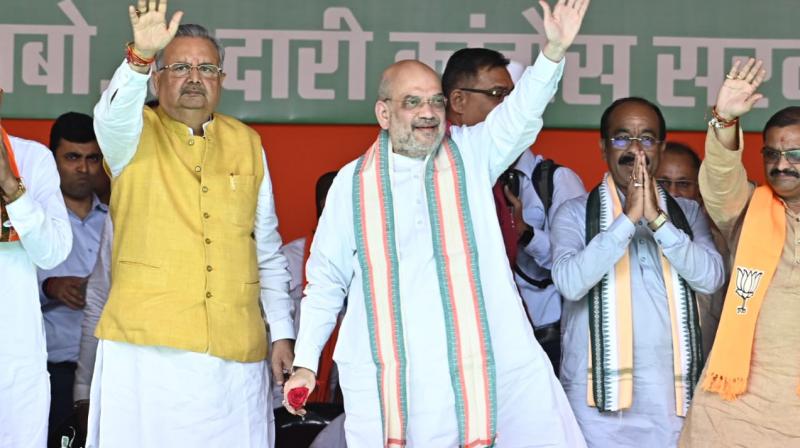 scandalssurfacedinmanydepartmentsofthechhattisgarhgovernment:amitshah