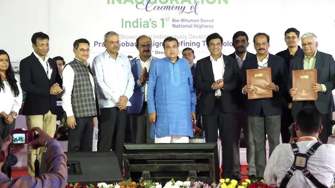 india’sfirstbiobitumennationalhighwayinaugurated