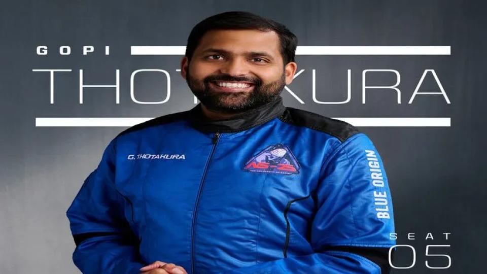 Gopi Thotakura becomes first Indian space tourist ‘India into space’