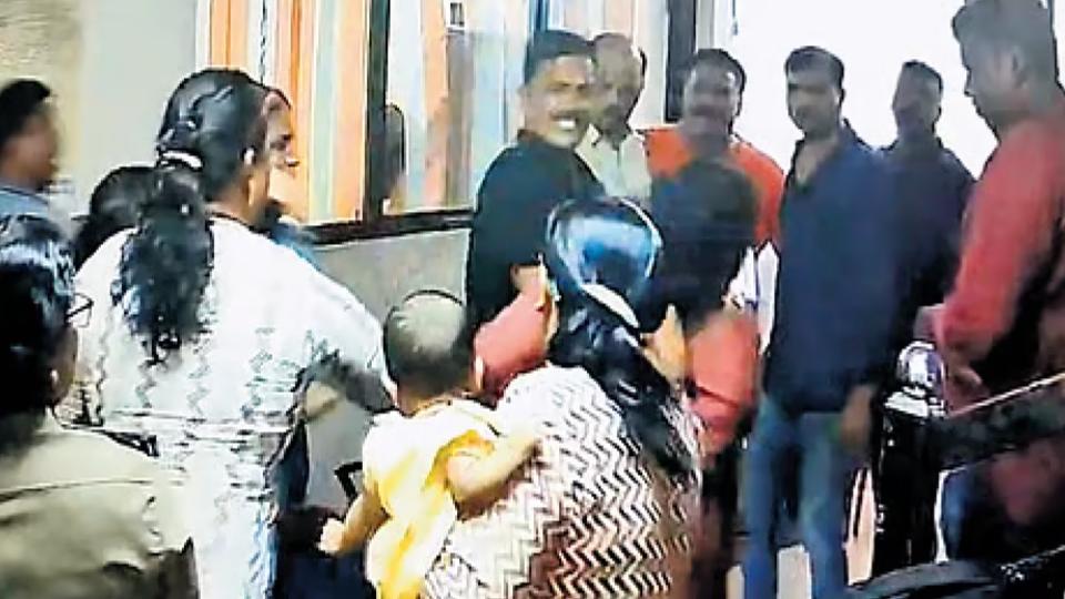 Kochi SHO Suspended After CCTV Shows Assault on Pregnant Woman