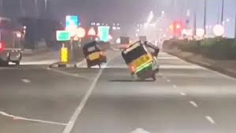Three Auto Drivers Arrested For Highway Stunts In Kurnool