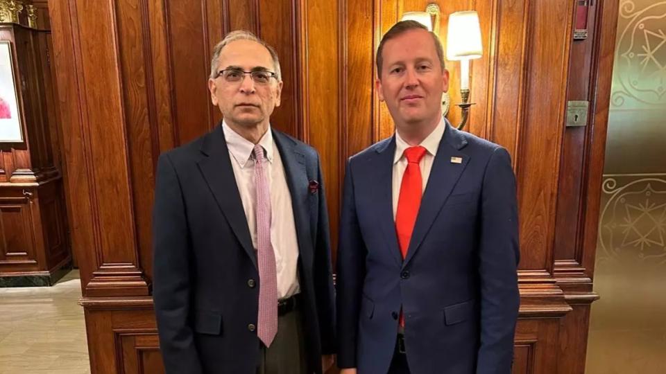 Ambassador Kwatra Meets US Envoy to India Sergei Gor