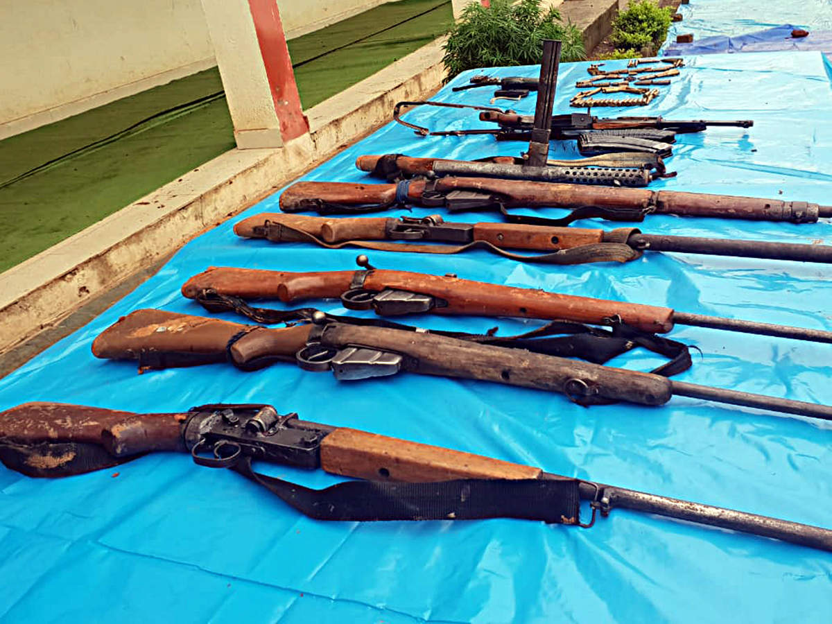 30 Maoists Surrender Before Security Forces In Bijapur District Of Chhattisgarh