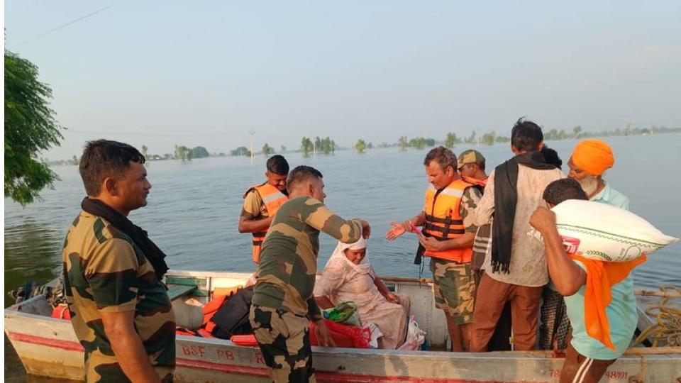 More than 2,000 people rescued in flood-hit Ferozepur, Punjab