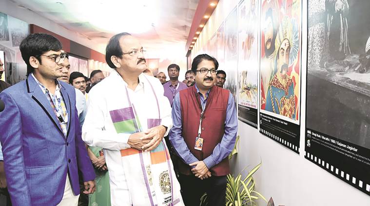 venkaiahnaiduinauguratesmultimediaexhibitioningoa