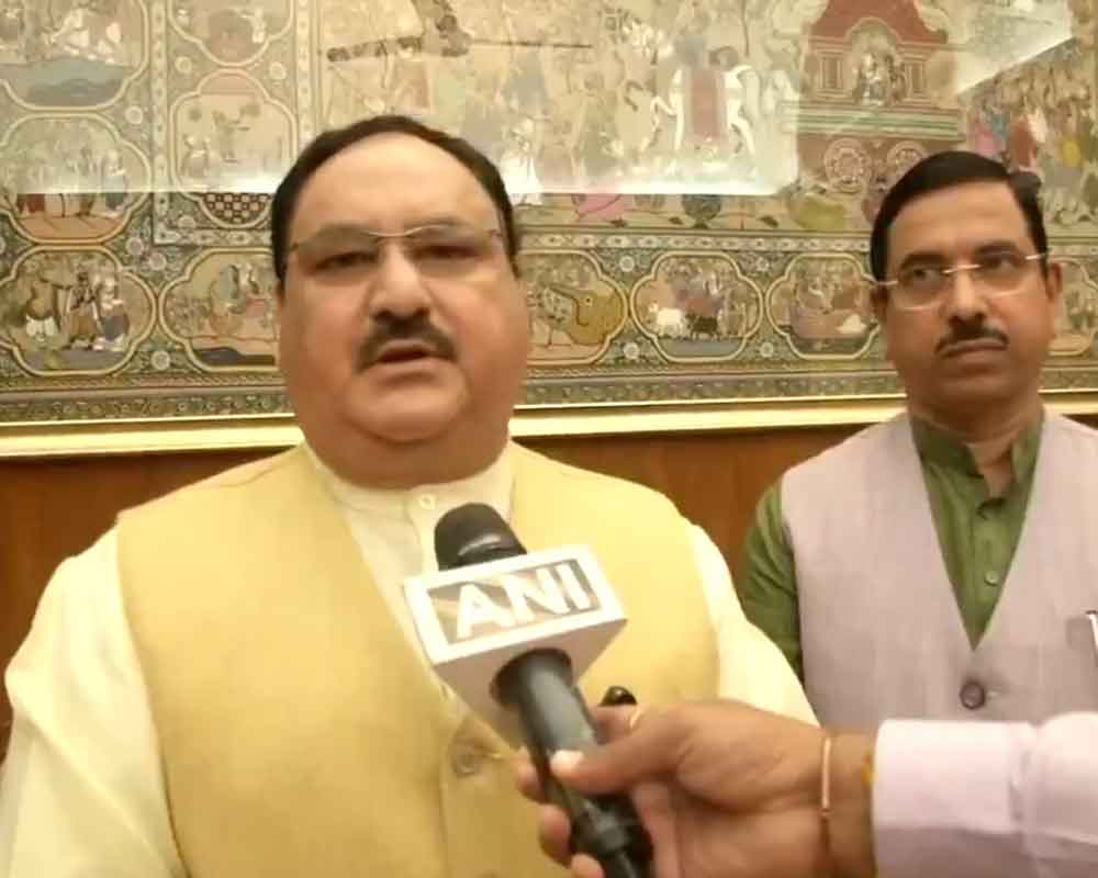 bjpcondemnsremarksmadebypragyathakur:jpnadda