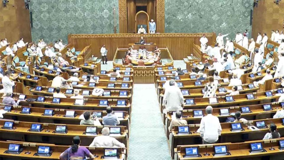 Lok Sabha adjourned amid Oppn protests over use of force 
