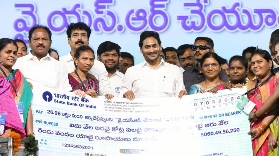 Welfare schemes will continue only if I return as chief minister, YS Jagan