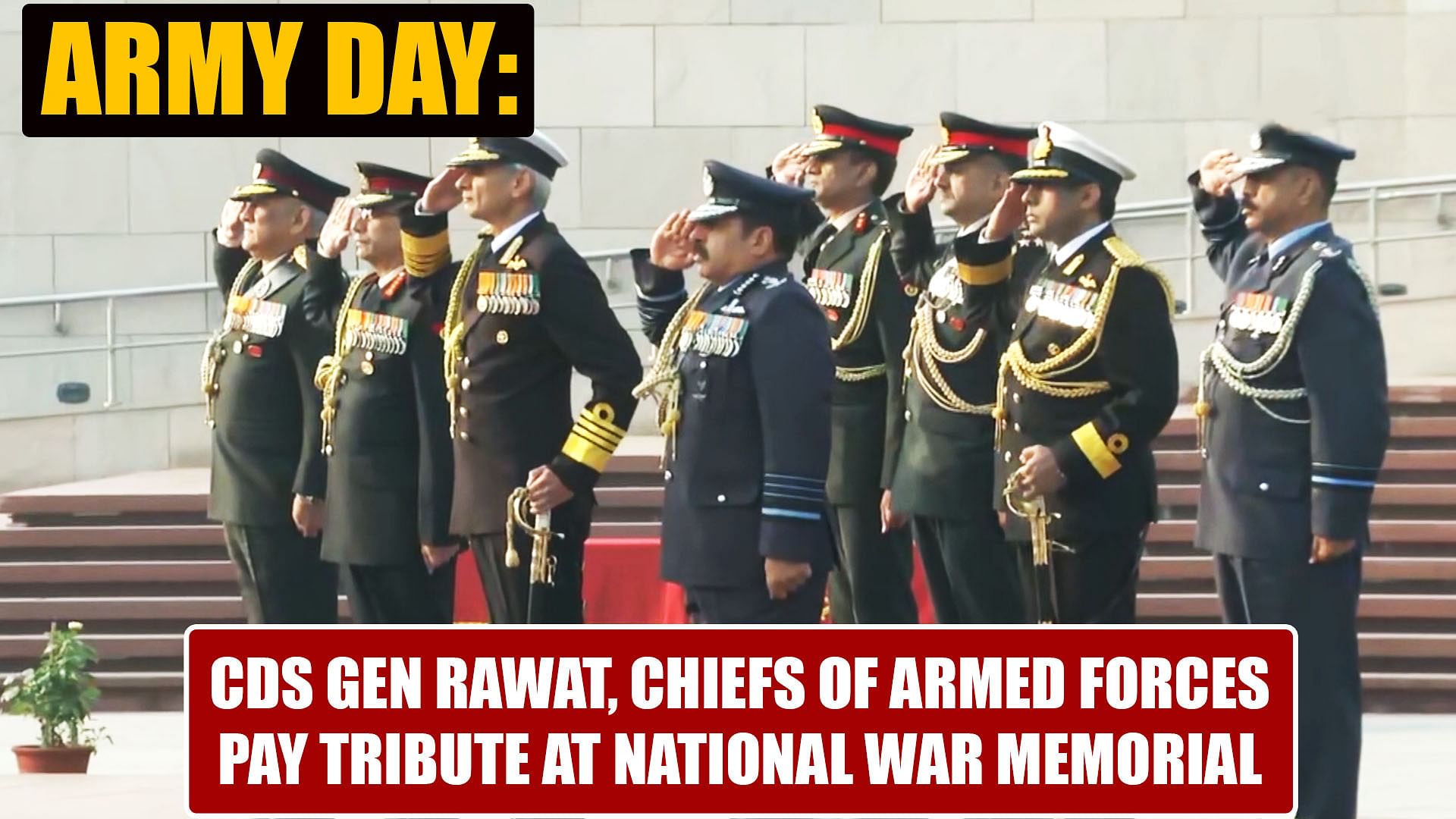 armyday:cdsarmedforceschiefspaytributesatnationalwarmemorial