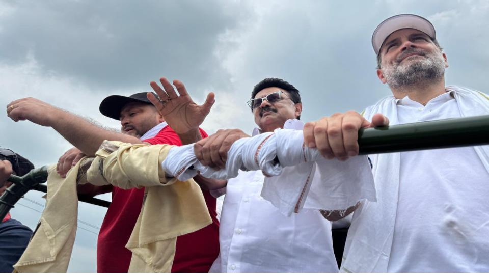 Tamil Nadu CM joins ‘Voter Adhikar Yatra’ in Bihar