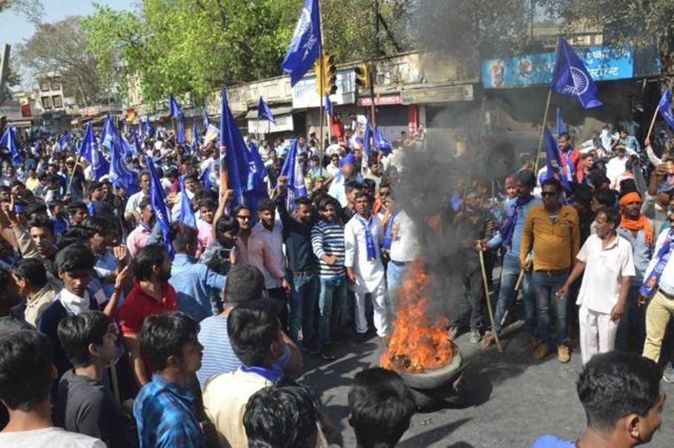 12peopleinjuredinclashesinbiharduringbharatbandh