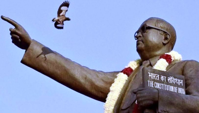 ambedkarsstatuedefiledinupvillage