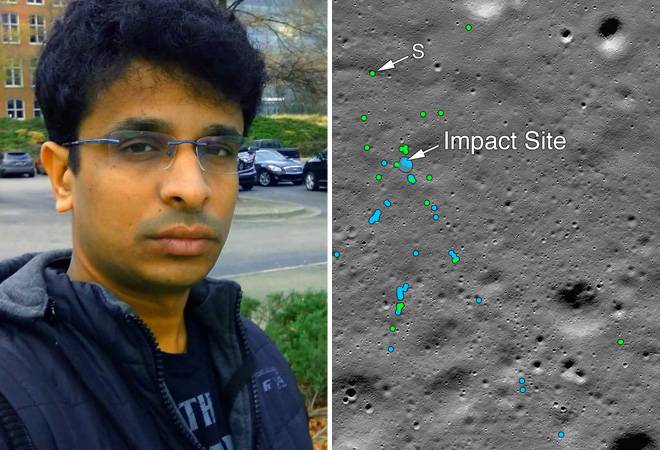 indiantechiehelpsnasafindchandrayaan2svikramlanderonmoon