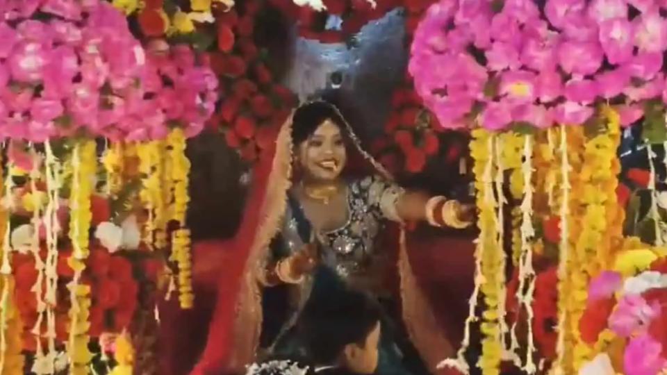 Video of Bride takes her own baraat in Uttar Pradesh