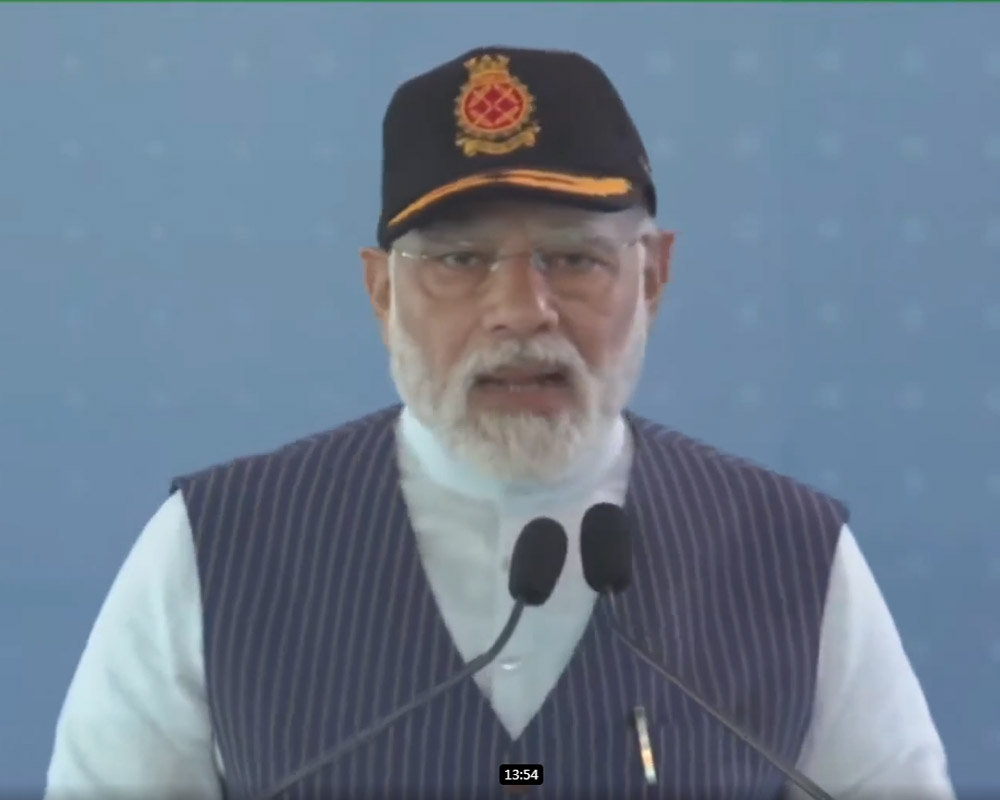 insvikrantexampleofindiasthrusttomakingdefencesectorselfreliant:pmmodi
