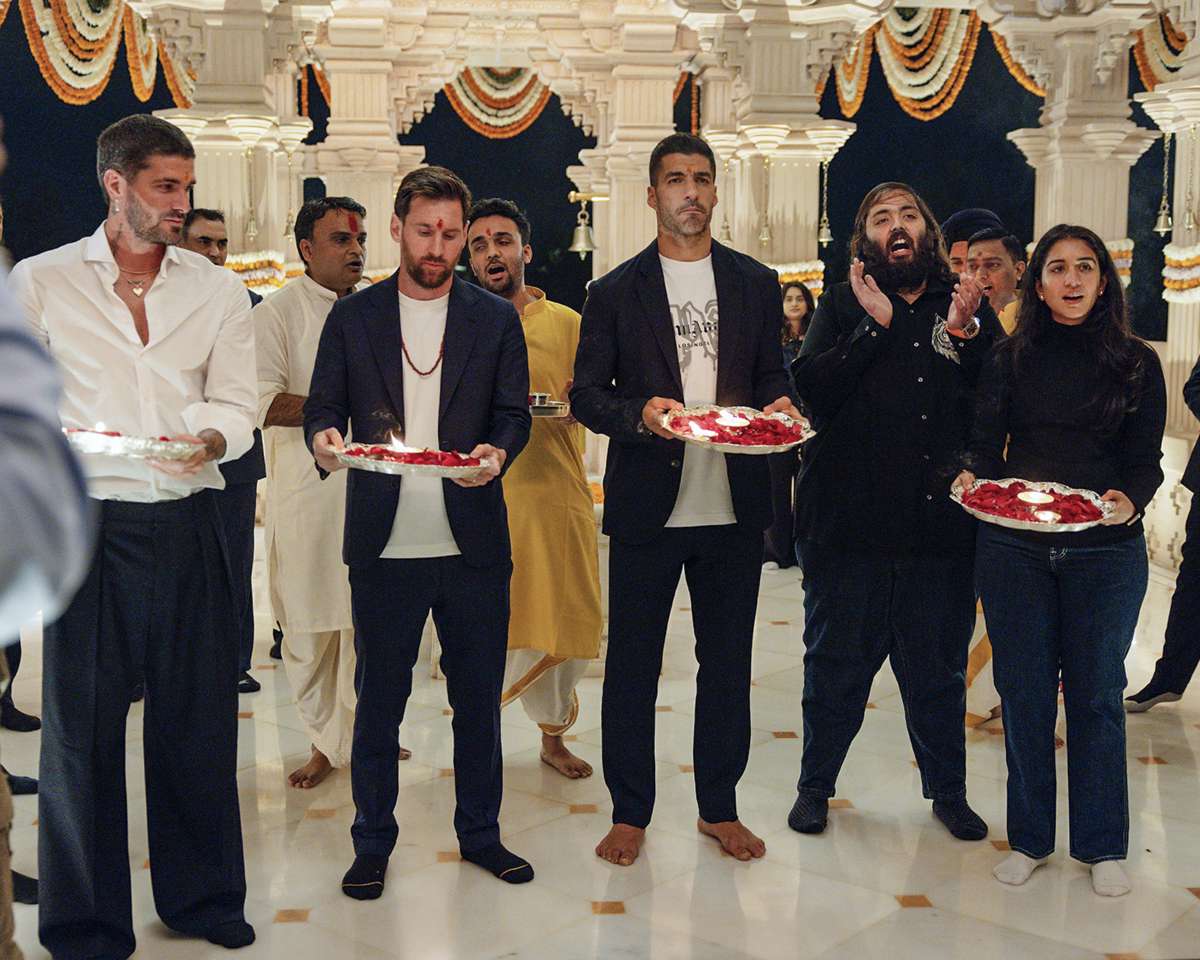 Footballer Messi makes special visit to Vantara, performs puja with Anant Ambani