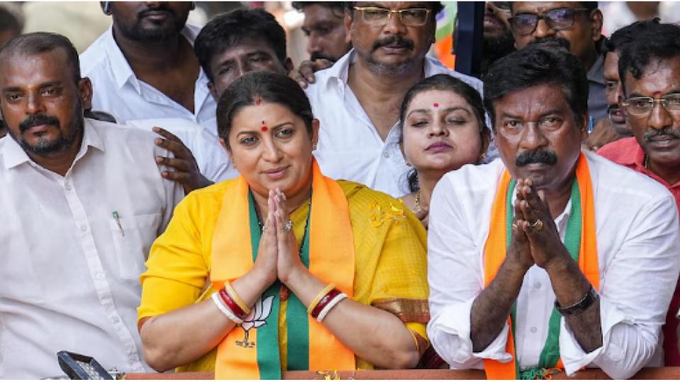 Smriti Irani files nomination from Amethi Lok Sabha seat