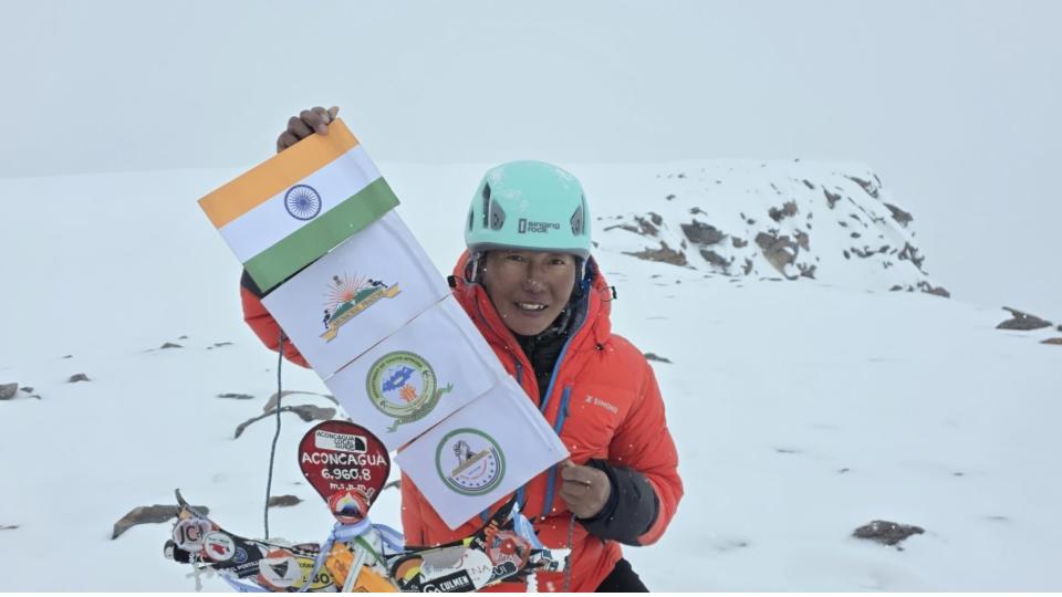 Indian Mountaineer From Arunachal Successfully Summits Mount Aconcagua