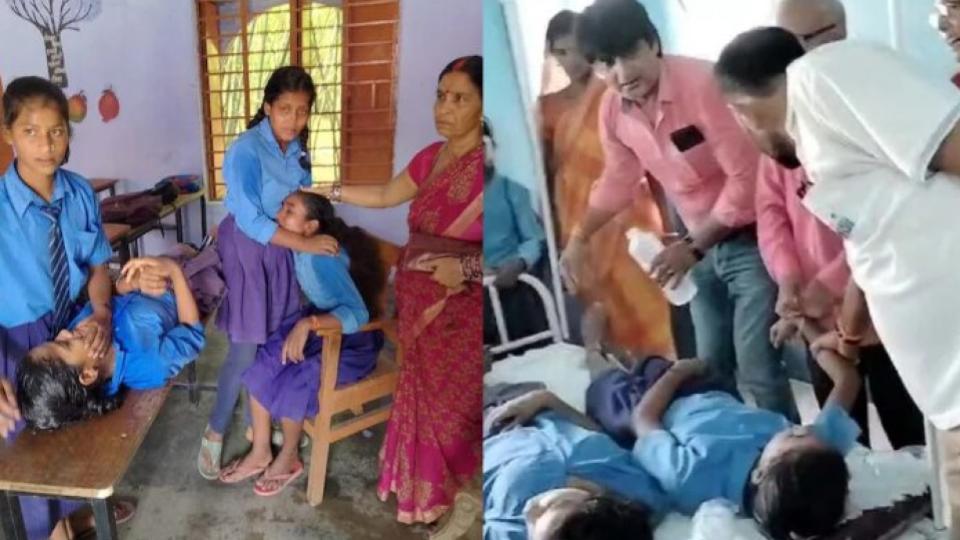 severalstudentsfaintatbiharschoolamidheatwave