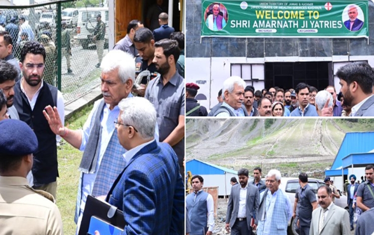 jklgmanojsinhareviewspreparednessofbaltalrouteforamarnathpilgrimage
