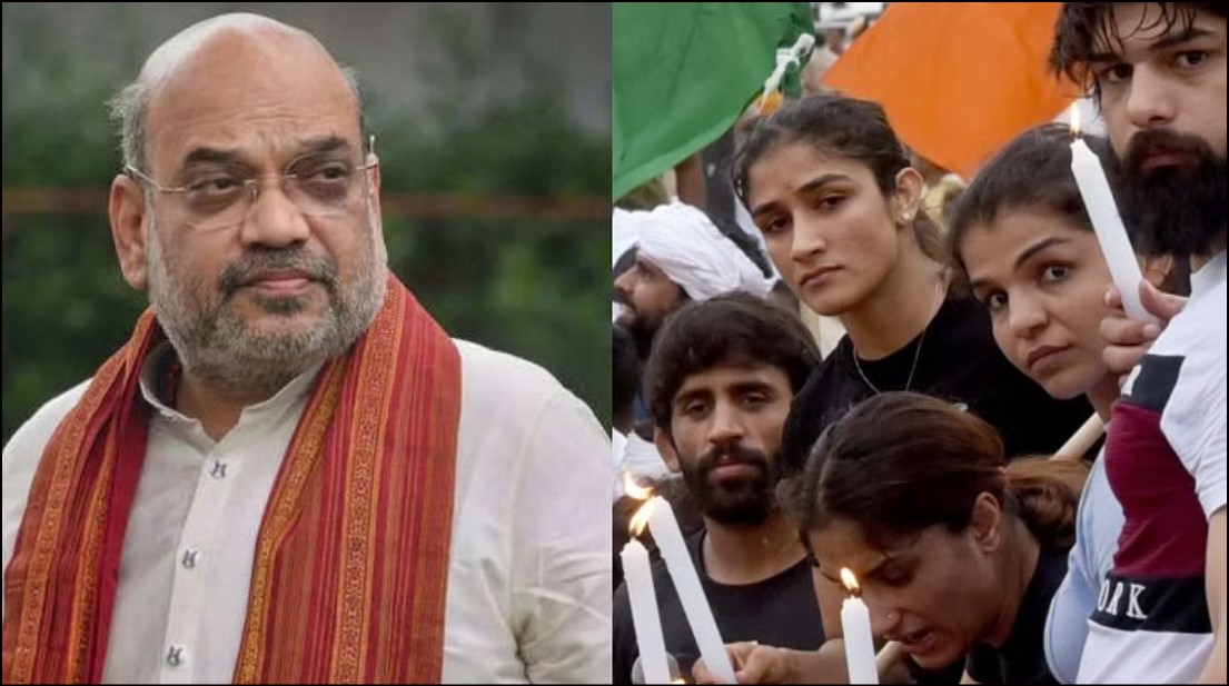 Protesting wrestlers meet HM Amit Shah in New Delhi