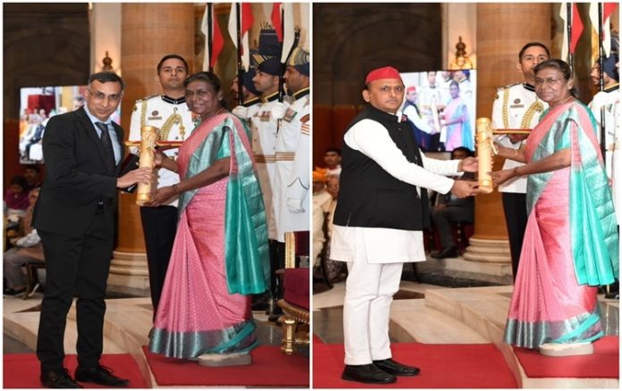 presidentdroupadimurmuconfers55padmaawardsinnewdelhi