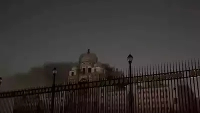 firebreaksoutatnewsecretariatbuildinghyderabad