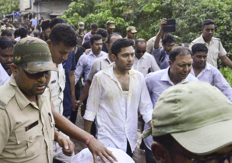 TMC, BJP supporters clash at Kolkata airport ahead of Abhishek Banerjee