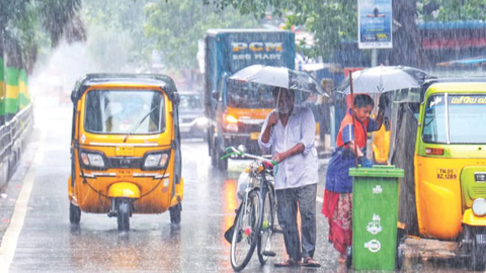 Heavy Rains Likely in 15 Districts of Tamil Nadu