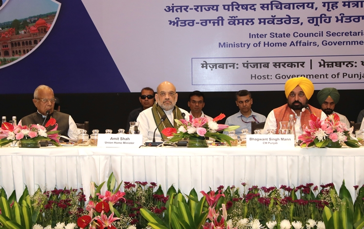 unionhomeministeramitshahchairs31stmeetingofnorthernzonalcouncilatamritsarpunjab