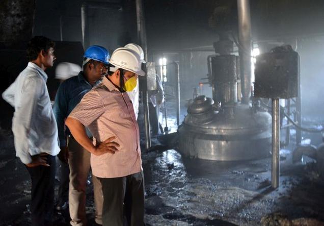 andhra:reactorblastinjawaharlalnehrupharmacity2killedand8injured