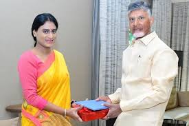Naidu and Sharmila leave for US