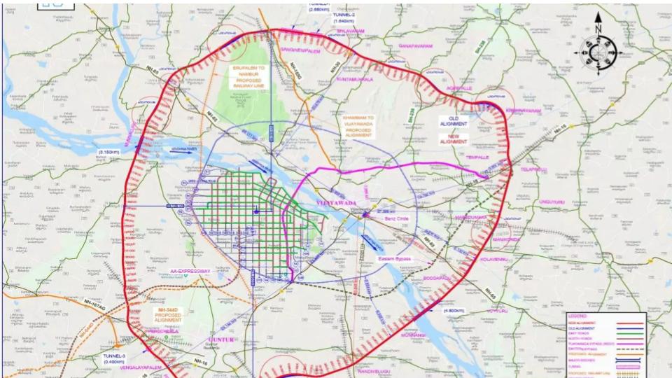 Centre Govt Sanctions Ring Road for Amaravati Capital