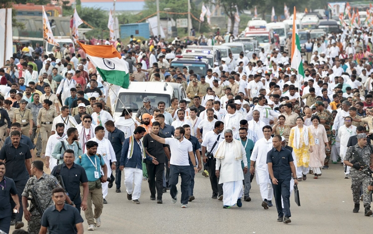 bharatjodoyatraledbycongressleaderrahulgandhireaches35thdayyesterday