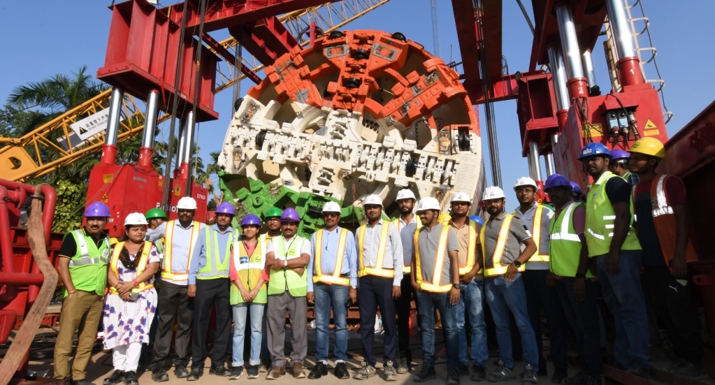 thirdtunnelboringmachinelaunchedtoexpandmetroprojectinpatna