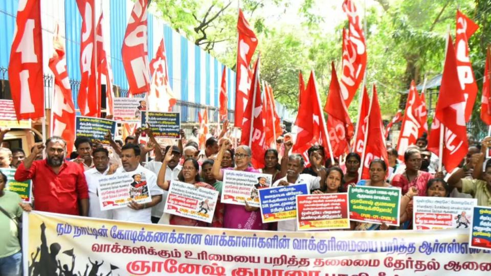 Left Parties Demand Removal of Gyanesh Kumar in Tamil Nadu
