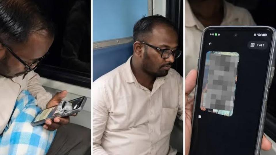 Video of Man caught using AI to generate obscene images of Muslim Woman
