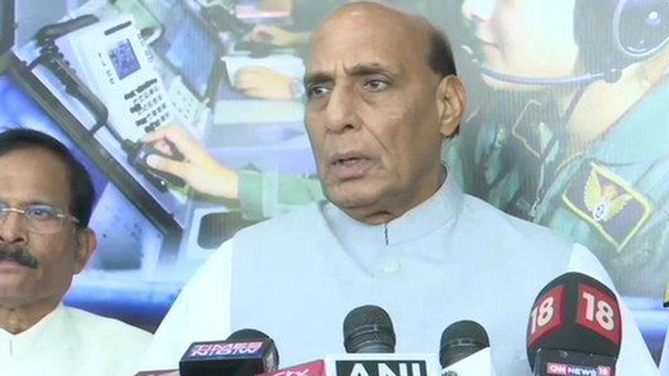 indianforcescapableofgivingbefittingreplytothosewhocastevileyeonus:rajnathsingh