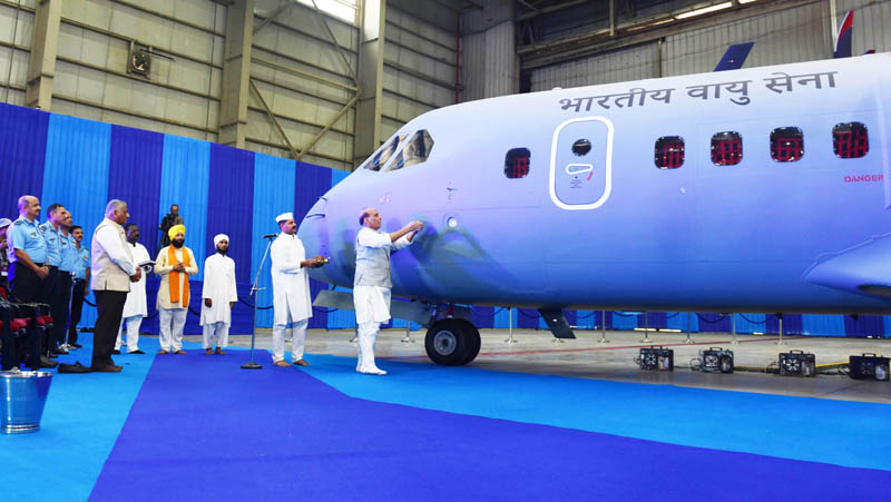 firstc295mwtransportaircraftformallyinductedintoindianairforce