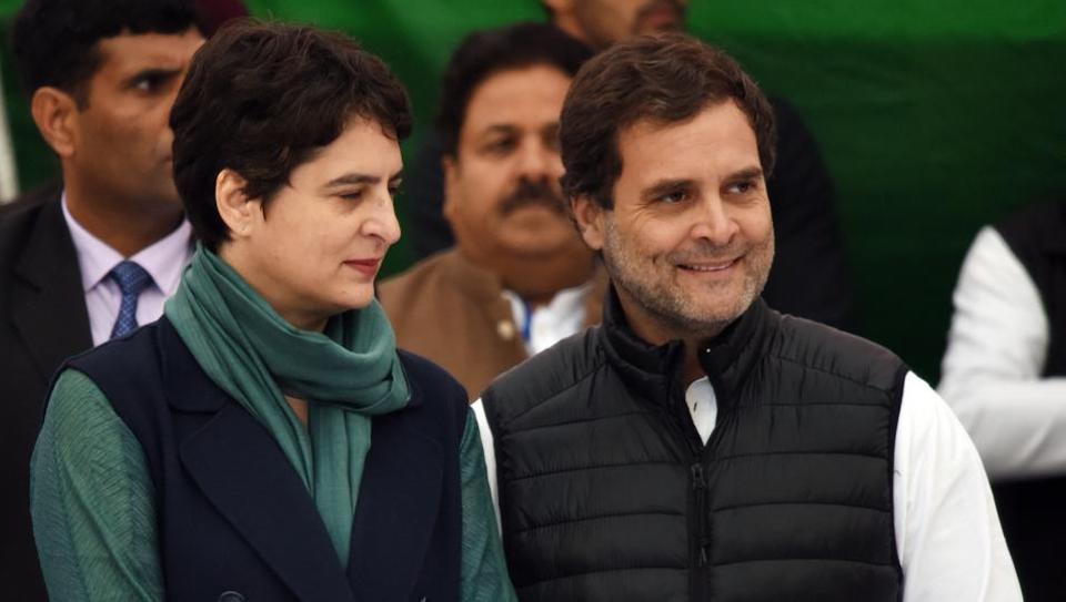 rahulgandhipriyankagandhiextendnewyeargreetings