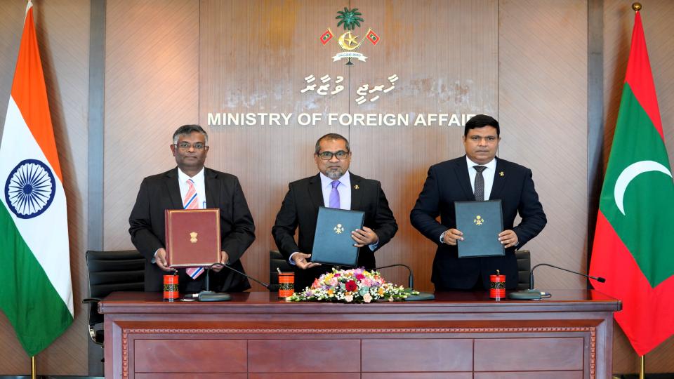 India and Maldives sign 13 MoUs to implement projects